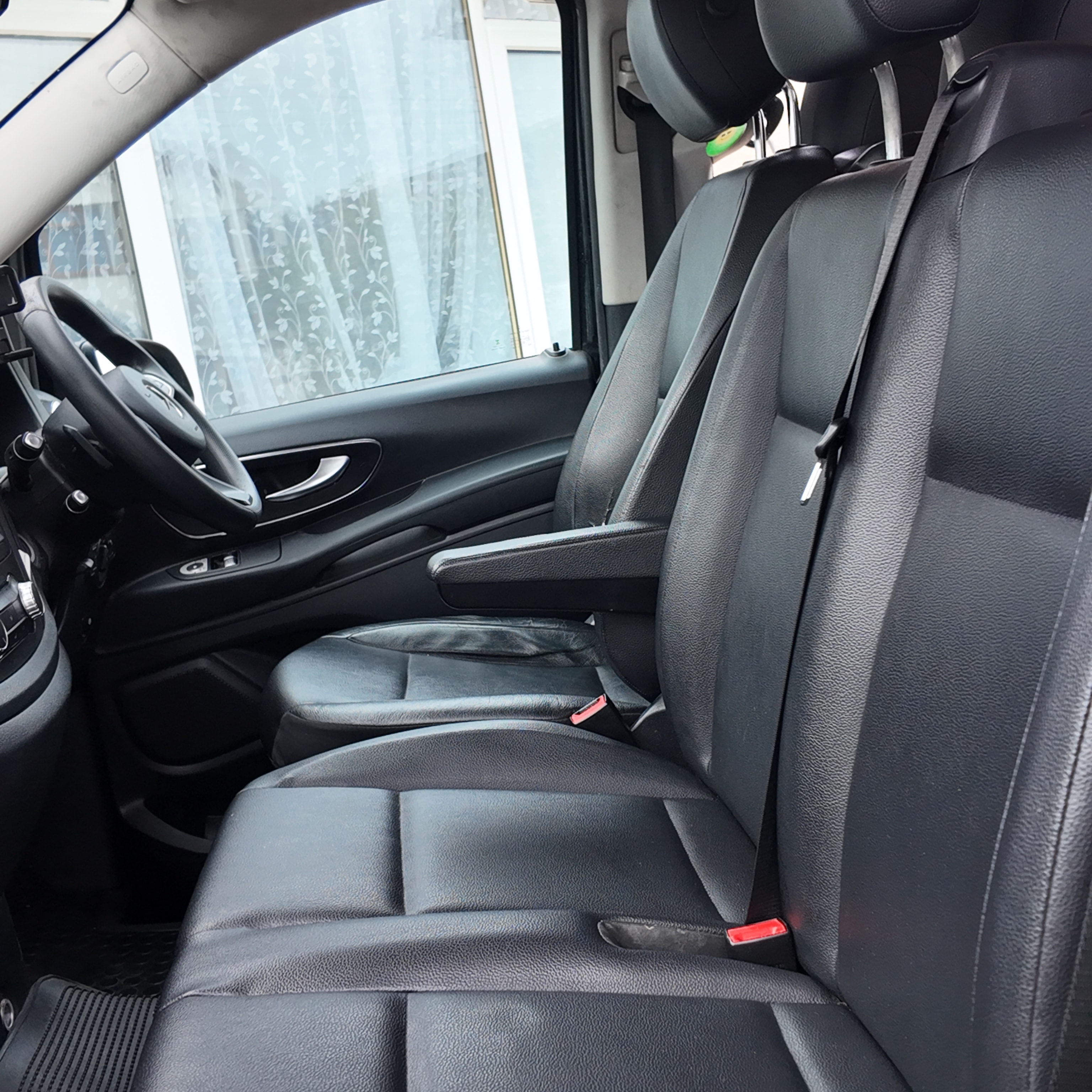 Spacious interior with 8 passenger seating capacity