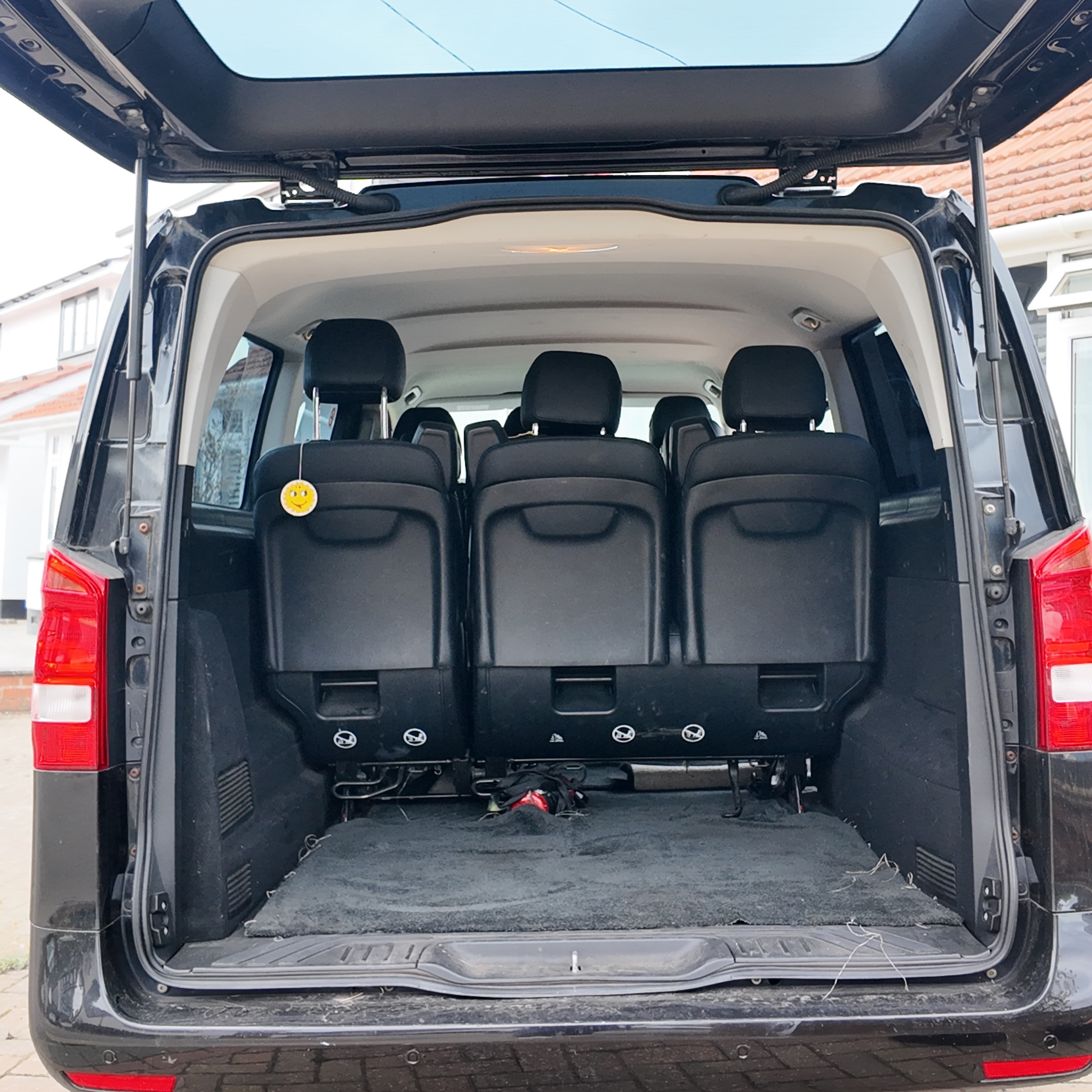 Premium leather seats – executive travel comfort